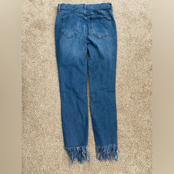 Like New Free People Fringe Ankle Jeans - Picture 7 of 8